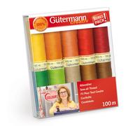 Gütermann creativ Sewing thread set with 10 spools Sew-all thread 100