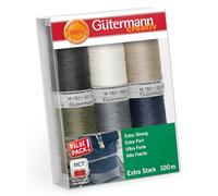 Gütermann - Gütermann Assorted Colours Extra Strong (100m) Sewing Thread Set - 6 Pieces