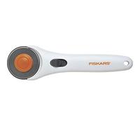 Fiskars Stick Rotary Cutter, Ø 45 mm, For Right- and Left-handed Users, Orange/White/Grey, 1003736