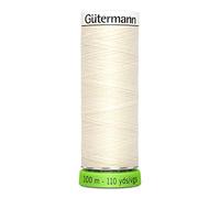Gütermann G723860-001 Polyester Sewing Thread 001 Cream 100m