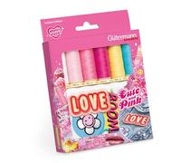 Gütermann - Gütermann Creativ Polyester (6x100m) Cute and Pink Sew-All Thread Set with 3 Iron-On Patches - 1 Set