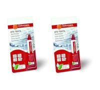 Gütermann HT2 Textile Glue Twin Pack Fabric Leather PVC Strong Permanent Bond