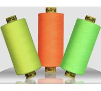 Gütermann Mara 120 Set of 3 Neon Mix Sewing Thread -1000mtr/1093yd per Bobbin - 3835, 3836 & 3871
