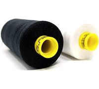 Gütermann Mara 120 Sewing Set 1000mtr/1093yd per Bobbin Sew-All Polyester Thread 5 x Black and 5 x White…