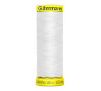 Gütermann Thread Maraflex – Polyester, 150 m, White, One Size