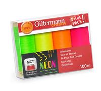 Gütermann Neon Threads - 7 spool value set