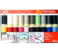 Gütermann Sewing Thread, 20 Colours, 20 x 100 m