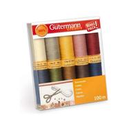 Gütermann Thread PACKS 100m Reels of Sew-All and Cotton Machine Sewing Thread