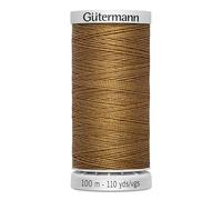 Gütermann Yarn M782 Extra Strong Sewing Thread Polyester 100 m Sewing Machine Yarn for All Heavily Stressed Seams (Cognac 887)