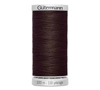 Gütermann Yarn M782 Extra Strong Sewing Thread Polyester 100 m Sewing Machine Yarn for All Heavily Stressed Seams (Dark Brown 696)