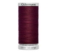 Gütermann Yarn M782 Extra Strong Sewing Thread Polyester 100 m Sewing Machine Yarn for All Heavily Stressed Seams (369 Wine Red)
