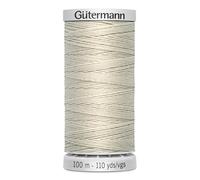 Gütermann Yarn M782 Extra Strong Sewing Thread Polyester 100 m Sewing Machine Yarn for All Heavily Stressed Seams (299 Natural)