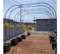 GueTTO Large Garden Arch, Extra Wide 300/350Cm Garden Arbor Archway, Rose Arch for Roses Climbing Plants Support Wedding Arch Extra Tall Pergola Trellis Grape Vines Archway Black,W240cm x H220cm