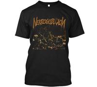 GUEWBF Nekrogoblikon Stench American Melodic Death Metal Band Music T-Shirt S-4XL BlackXL