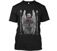 GUEWBF NWT Deathspell Omega Si monvmentvm reqvires, circvmspice Band Logo T-Shirt S-4XL BlackXL