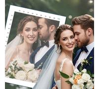 Gufacai Personalized Cross Stitch Kits,Custom Cross Stitch Kits from Photo,11CT Embroidery Kit Make Your Own Photo DIY Painting Full Embroidery Cross Stitch Wall Decoration (30x40cm/11.8"x15.7")