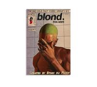 Gufatoo Frank Ocean Poster Blond Music Album Comics Music Posters for Room Aesthetic Canvas Wall Art Bedroom Decor08x12inch(20x30cm)