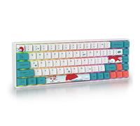 Guffercty Kred 65% Mechanical Keyboard Custom Gaming Keyboard Hot Swappable 65 Percent RGB for Win/PC/Mac (Red Switch, 68 Sea)