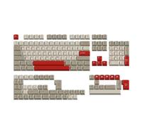 Guffercty kred Cherry Profile PBT Keycaps 156 Key Set, Fade Resistant Custom Keycaps Fit 60%/65%/75%/80%/TKL/100% Mechanical Keyboard (Classic Retro)