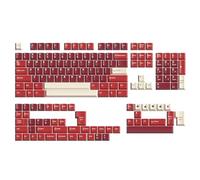 Guffercty kred Cherry Profile PBT Keycaps 156 Key Set, Fade Resistant Keycaps Fit 60%/65%/75%/80%/TKL/100% Mechanical Keyboard (Ham)