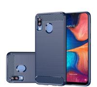 Gufuwo Protective Case for Galaxy A20/A30/for Samsung M10S/Galaxy Wide4 SM-A205U Ultra Thin Carbon Fibre Look Case with TPU Back Scratch-Resistant and Shockproof Mobile Phone Case for Samsung Galaxy