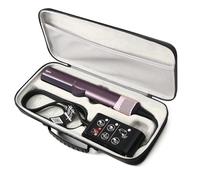 Guganas PU Hard Travel Case for Dyson Airstrait HT01 Straightener & Power Supply, Waterproof Shockproof Storage Carrying Case, Black, Caryying