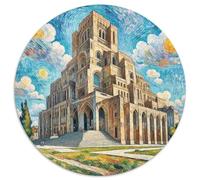 Guggenheim Museum 1000 Piece Jigsaw Jigsaws Famous Buildings Adults Jigsaw Puzzle Impossible Puzzles Beautifully Illustrated 100% Recycled Cardboard Fun Activity for Home 1000pcs (67.5x67.5cm)