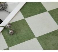 GUGJHFVH Hallway Runner Rug Long Kitchen Runner Rug Soft Non Slip Bedroom Rugs Washable Kitchen Rug Retro Geometric Ethnic Style Square, 120 x 120 cm