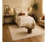 GUGJHFVH Long Rugs for Hallway, Kitchen Carpets Non Slip Washable Floor Carpet Laundry Room Rugs Modern Abstract Beige, 80x180cm