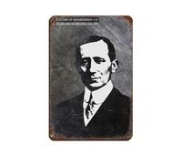 Guglielmo Marconi - The Icons of Engineering Tin Sign Vintage Metal Pub Club Cafe Bar Home Wall Art Decoration Poster Retro 8x12inch(20x30cm)