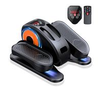 GUGTTR Under Desk Elliptical Machine, Ellipse Leg Exerciser for Elderly, Fully Assembled, Quiet and Portable Electric Pedal Exerciser with Remote Control and