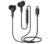 Guguearth Lightning Headphones for iPhone, MFi Certified Wired Earphones