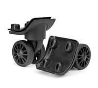 GUGULUZA 1 Pair Suitcase Wheels Replacement Spare Spinner Caster for Luggage Repair, GW149 Double Wheel
