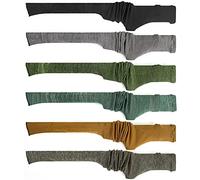 GUGULUZA Pack of 6 Weapons Socks for Long Guns Silicone Oil Treated Knitted Fabric Rifle Sock 132 cm