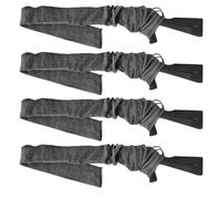 GUGULUZA Silicone Treated Knit Gun Socks 52" for Rifles - 4 Pack (Gray)