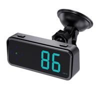 GUGUMO GPS Digital Speedometer for Car MPH, Universal HUD Speed Meter with LED Large Font, Plug Play for Car Truck Motor SUV Golf Cart All Vehicles (Digital Speedometer with Bracket)