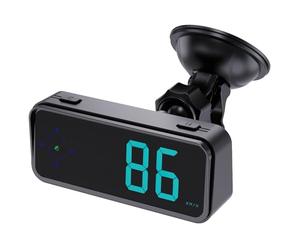GUGUMO GPS Digital Speedometer for Car MPH, Universal HUD Speed Meter with LED Large Font, Plug Play for Car Truck Motor SUV Golf Cart All Vehicles (Digital Speedometer with Bracket)