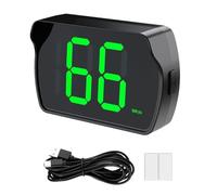 GUGUMO Speedometer for Car GPS Digital Speed Meter MPH Digital Speed Gauge Cluster for Cars Truck Motorcycle ATV SUV Pick-up Scooter Golf Cart, USB Cable Plug & Play