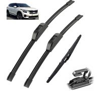 GuGuoZZ Auto Windscreen Wipers for Kia Seltos 2019-2023 Wiper Blades Windshield Windscreen Window Brushes Set of Wiper Wiper replacement