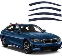 GuGuoZZ Car Wind Deflectors For BMW 3 Series i G20 2020 Edgevisors Ventilated In Rain Window Visors Wind Sun Rain Deflectors Auto Wind Deflectors