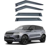 GuGuoZZ Car Wind Deflectors For Land Rover Range Rover Evoque MK2-L551 2019-2023 Edgevisors Ventilated In Rain Window Visors Wind Sun Rain Deflectors Auto Wind Deflectors