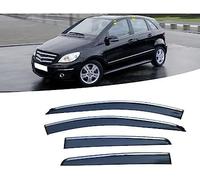 GuGuoZZ Car Wind Deflectors For Mercedes Benz B-Class W245 2005-2010 Edgevisors Ventilated In Rain Window Visors Wind Sun Rain Deflectors Auto Wind Deflectors
