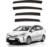 GuGuoZZ Car Wind Deflectors For Toyota Prius Plus+ 2011-2022 Edgevisors Ventilated In Rain Window Visors Wind Sun Rain Deflectors Auto Wind Deflectors