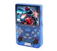 Gugxiom 128GB Built in Retro Gaming Console, 4 Inch 720x720 Screen Handheld Game Console, Portable Retro Gaming with 3000mAh Battery for Travel and Home (Blue)