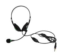 Gugxiom 3.5mm Wired Headset, Lightweight Compact Design with Noise Canceling Microphone, HD Stereo Sound for PC Laptop Phone Call Center Zoom Skype