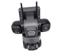 Gugxiom 4G Solar Camera Outdoor Wireless 2MP Triple Lens AI Motion Detection IP66 Security Cameras Wireless Outdoor with Two Way Talk PTZ