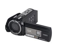 Gugxiom 5K Video Camera Camcorder, 56MP Lens WiFi IR Night Vision Vlogging Camera for YouTube, 18X Digital Zoom Touch Screen Camera Recorder with Microphone, Lens Hood, Remote,2 Batteries