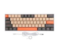 Gugxiom 61 Key Wireless RGB Mechanical Keyboard, BT / 2.4Ghz / Type C 3 - Mode Bluetooth 5.0 Gaming Keyboard with Hot Swappable Full Keys, 3000mAh Battery