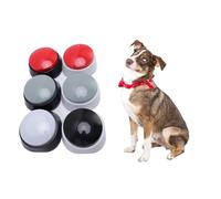 Gugxiom 6Pcs Dog Buttons for Communication, Clear 30 Second Recording Dog Buttons, Dog Talking Buttons with Multifunctional Use for Pet Training and Interaction