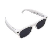 Gugxiom AI Smart Glasses 4K Camera Bluetooth Glasses Dual Speakers with AI Sound Assistant for Real Time Translation and Visual Dialogue Applications (White)